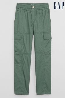 Gap Green Twill Cargo Trousers with Washwell (5-14yrs) (P91364) | €35