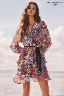 Mary Katrantzou X Lipsy 層疊式下擺襯衫連衣裙 (P92181) | HK$584