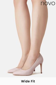 Novo Soft Pink Wide FIt Wide Fit Impossible Court Shoe (P92382) | ₪ 158