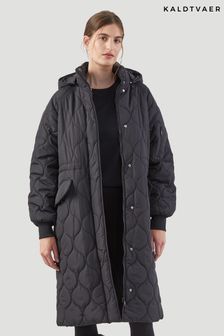 Kaldtvaer Black Oslo Longline Quilted Coat (P92400) | 69 €