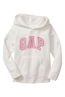 Blanco y rosa - Sudadera con capucha con logo de Gap (4-13años) (P92450) | 28 €