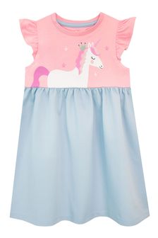 Harry Bear Pink Unicorn Girls Dress (P92703) | €18.50