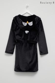 Society 8 Black Dressing Gown - Boys (P93409) | €32