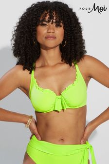 Pour Moi Green Getaway Underwired Top (P93425) | ₪ 130