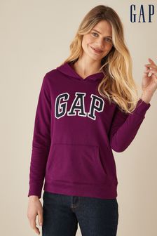Gap Deep Purple Logo Fleece Hoodie (P94438) | €23