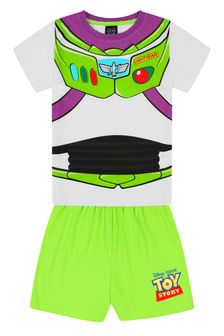 Kid Genius White/ Green Toy Story Buzz Lightyear Boys Short Pyjama (P94731) | 8 €