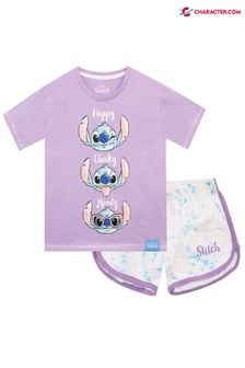 Character Disney Purple Lilo and Stitch Disney Short Pyjamas (P94778) | €19