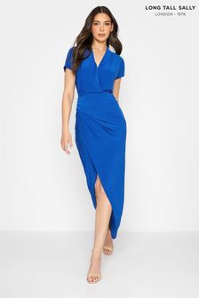 Long Tall Sally Blue Wrap Dress (P95038) | ₪ 210