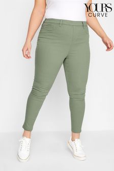 Yours Curve Green Grace Jegging (P95078) | $44