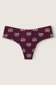 Victoria's Secret PINK Rich Maroon Seal Red No Show Thong Knickers (P95332) | €11