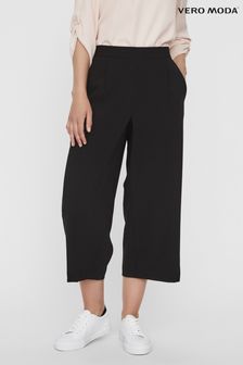 VERO MODA Black Workwear Culotte Trousers (P95486) | €31