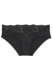 Victoria's Secret Black Lace Waist Hipster Knickers (P96004) | 6,340 Ft