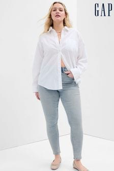 Gap Light Blue Super Skinny Stretch High Waisted Jeggings (P96490) | €62