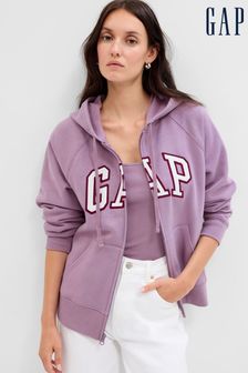 Gap Purple Logo Zip Up Hoodie (P96771) | €33