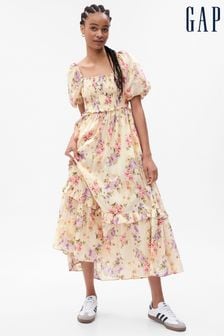 Gap Cream LoveShackFancy Floral Puff Sleeve Maxi Dress (P96903) | 147 €