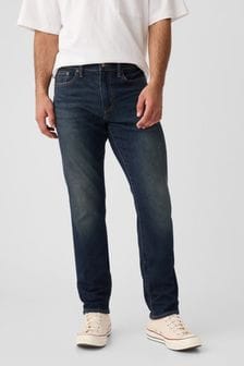 Ciemny sprany niebieski - Gap Stretch Slim Gapflex Soft Wear Jeans (P96953) | 315 zł