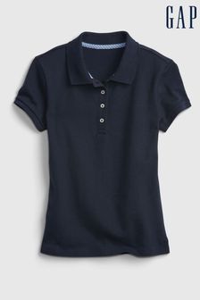Gap Blue Organic Cotton Uniform Polo Shirt (P97568) | €11.50