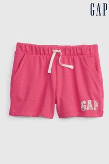Gap Pink Pull On Logo Jogger Shorts (4-13yrs) (P97572) | kr195