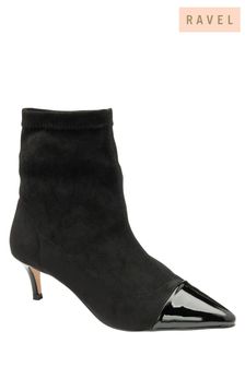 Ravel Black Kitten Heel Ankle Boot (P98407) | 101 €
