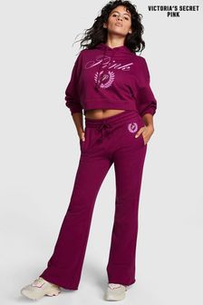 Victoria's Secret PINK Vivid Magenta Pink Wide Leg High Waist Jogger (P98565) | kr506