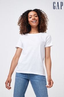 Gap White Organic Cotton Vintage Short Sleeve T-Shirt (P99298) | €15.50