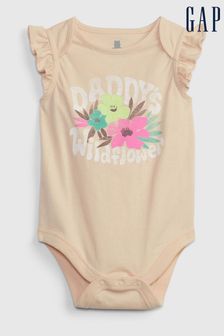 Gap 100% Organic Cotton Mix and Match Flutter Graphic Bodysuit - Baby (P99870) | €12
