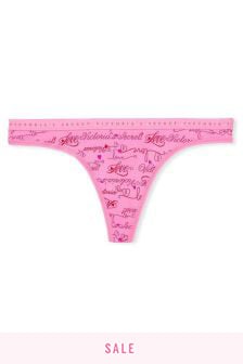 Victoria's Secret Pink Stretch Cotton Thong Panty (Q00141) | 11 €