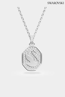Swarovski Silver Signum Pendant Rhodium Shiny Crystal  Necklace (Q00741) | ₪ 442