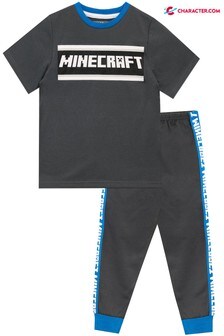 Minecraft gris - Pijama de niño de manga corta de Character (Q01402) | 22 €