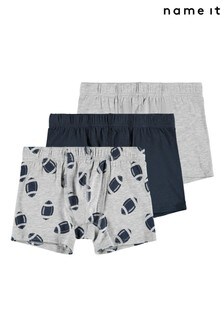 Name It Grey 3 Pack Multi Boxers (Q01521) | CHF 13