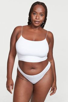 Blanc - Slips string en coton Victoria’s Secret (Q01695) | €11