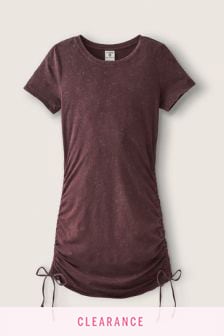 Robe t-shirt Victoria's Secret PINK à côtés froncés ajustables (Q02778) | €35