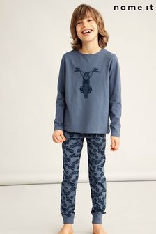 Estampado gris - Pijama de manga larga de Name It (Q03239) | 21 €