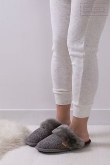 נעלי בית מעור כבש דגם Duchess לנשים של Just Sheepskin  (Q03838) | ‏326 ₪