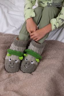 Totes Green Dino Tall Boot Slippers - Kids (Q04052) | INR 1,985
