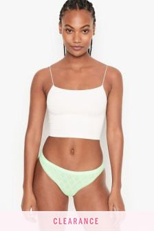 Jade brumeux - Bikini Victoria's Secret à logo sans couture (Q05129) | €11