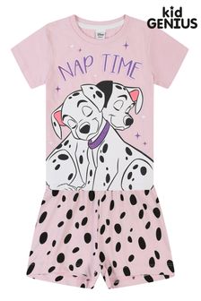 Kid Genius Pink Disney Dalmatians Nap Time Girls Licensing Short PJ (Q05518) | $18