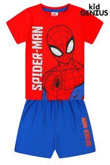 Red Spider-Man Holographic - Kid Genius Boys Spider-man Holographic Print Short Pyjama (Q05521) | 16 €
