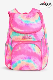 Smiggle Pink Tie Dye Vivid Access Backpack with Reflective Tape (Q05798) | INR 5,864