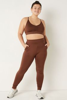 Victoria's Secret PINK Soft Cappuccino Brown Ultimate High Waist Full Length Jogger (Q06184) | €11.50