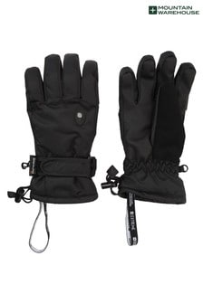 Mountain Warehouse Black Extreme Womens Waterproof Ski Gloves (Q06706) | €55