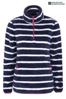 Mountain Warehouse Blue Nessy Stripe Womens Fleece (Q06709) | €62