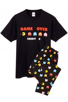 Vanilla Underground Black Pacman Mens Gaming Pyjamas (Q06924) | 32 €