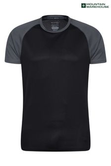Mountain Warehouse Black Endurance Mens T-Shirt (Q06965) | ₪ 48