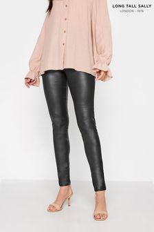 Long Tall Sally Black Wet Look Leggings (Q07280) | €11.50