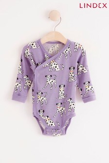 Lindex Purple Dalmatian Kids Printed Body Wrap (Q07582) | 4,520 Ft