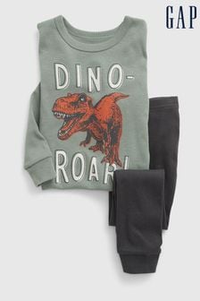 Gap Green Dinosaur Graphic Long Sleeve Pyjama Set (Q09117) | 27 €