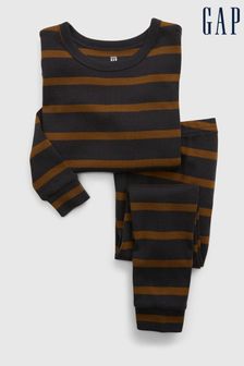 Gap Brown Stripe Long Sleeve Pyjama Set (Q09118) | 27 €
