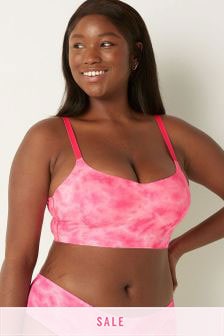 Victoria's Secret PINK Tie Dye Daisy Pink Smooth Lightly Lined Bralette (Q09391) | kr480