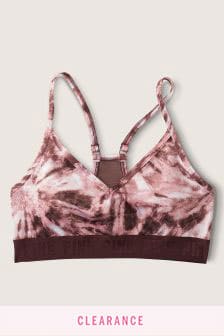 Victoria's Secret PINK Tie Dye Sheer Pink Lightly Lined Low Impact Sports Bra (Q09642) | €11.50